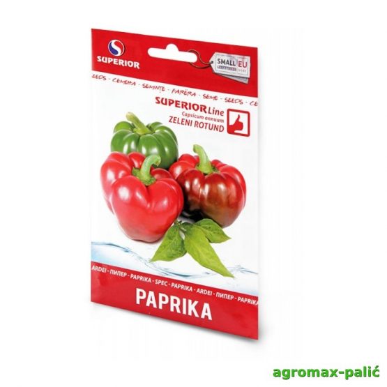 Paprika Rotund Zeleni