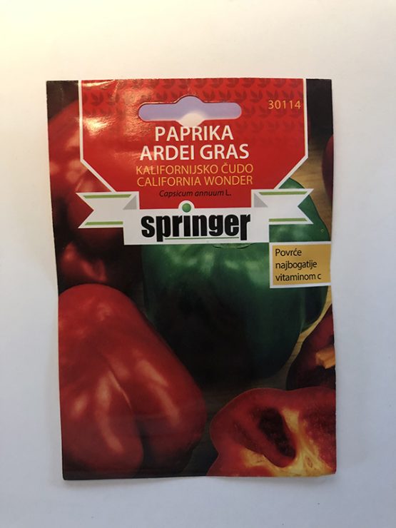 springer seme paprika kalifornijsko čudo
