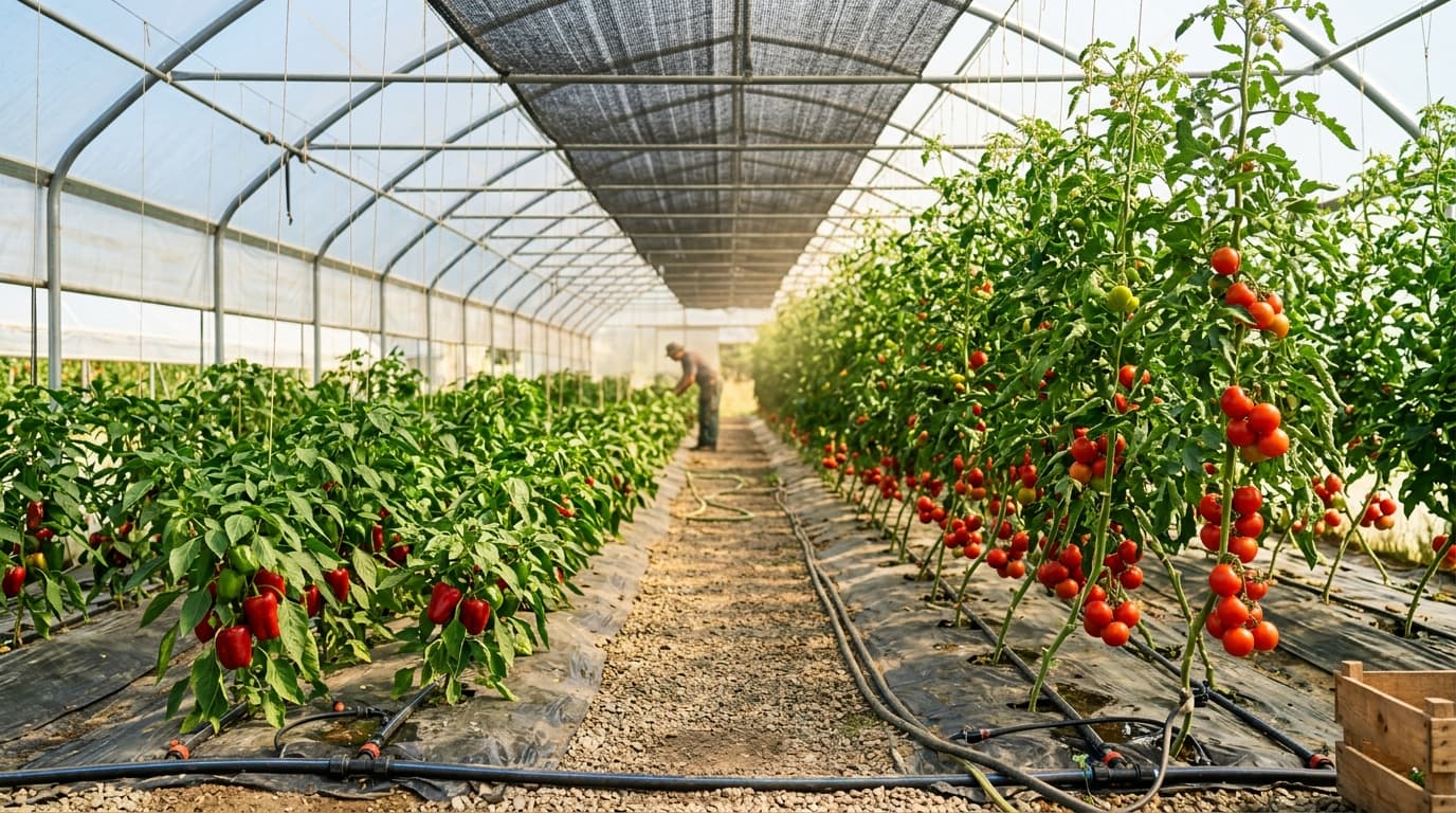 paradajz paprika plastenik leto
